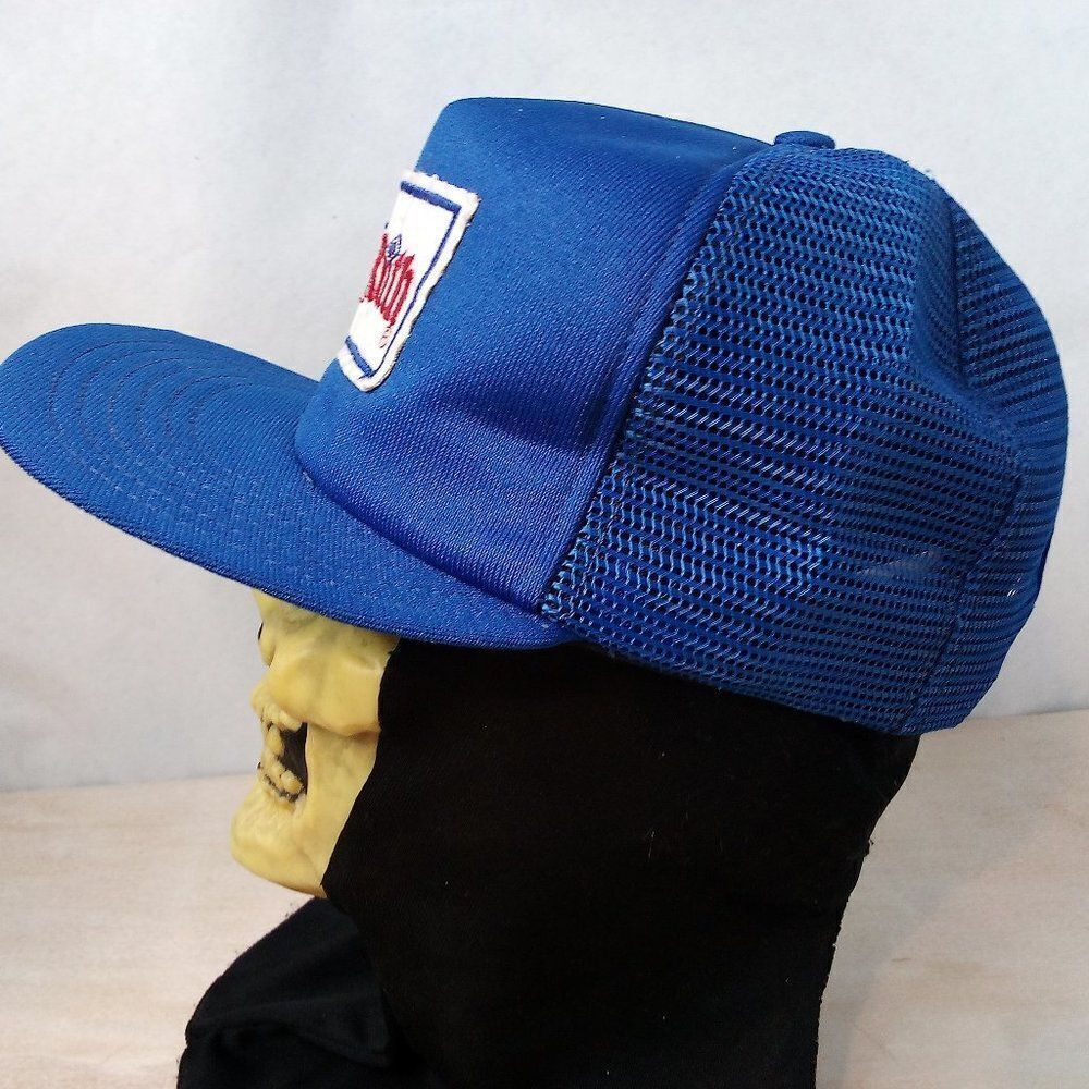 Vintage New Era Baby Ruth Patch Snap Back Trucker Hat View 3